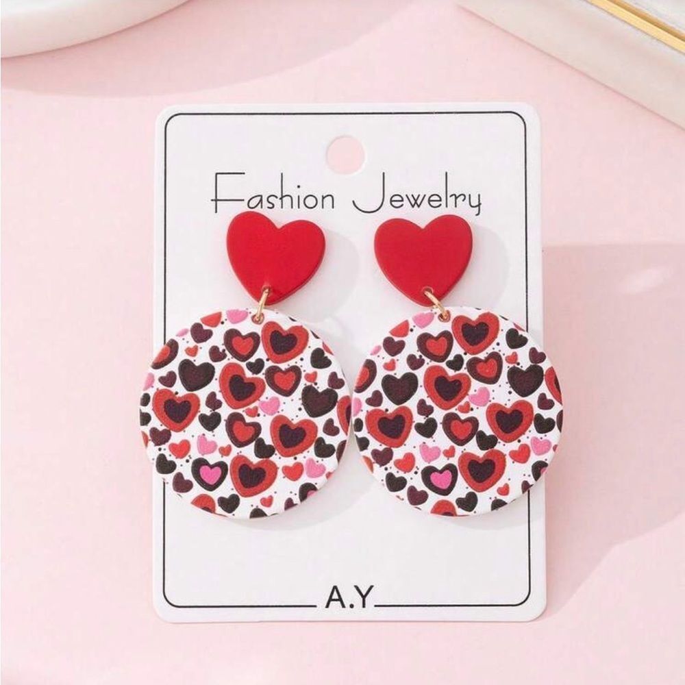 Heart Pattern Earrings